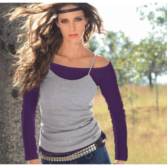 Long sleeve off shoulder T-Shirt - Picture 4 of 7